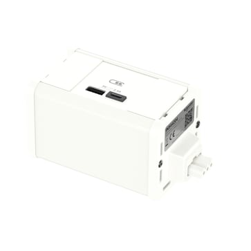 Møbelboks USB A/C hvid INS44204