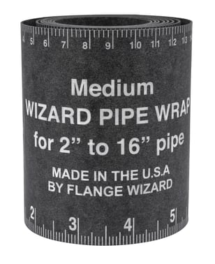 FLANGE WIZARD Wrap-Around WW-17 Medium for 2"-16" rør (60" Længde / 3 7/8" Bredde) 35171230