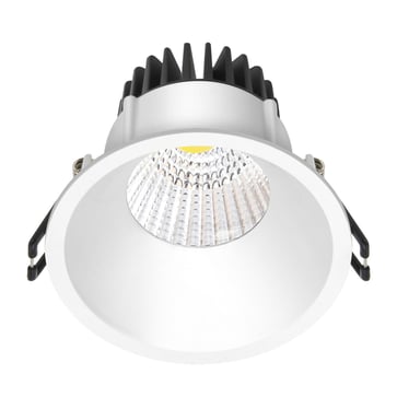 Velia LED Downlight, 2700K, matt white, round 31111012