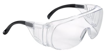 Univet Glasses 519 clear can be worn over prescription glasses 519.00.00.11