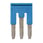 Cross bar for terminal blocks 2.5mm² push-in plusmodels 3 poles blue color XW5S-P2.5-3BL 669983 miniature