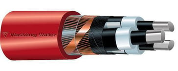 MV installation cable PEX-S-AL 3X95/25 red 12KV 275663