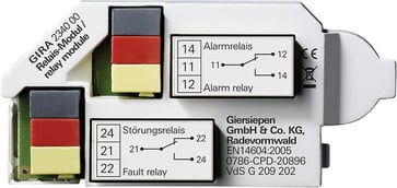 Relay module for the Gira Dual Q smoke alarm 234000