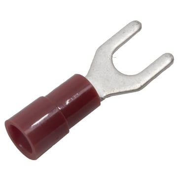 Isol. ABIKO gaffelkabelsko KA1543G-PB, 0,5-1,5mm² M4, Rød 7298-002302