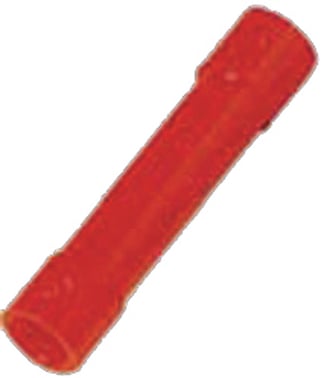 Insulated butt connector 0,5-1mm² red ICIQ1V