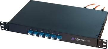 AROONA-STAR 4 converter / extender, singlemode LC/UPC til multimode 62,5my, 1U 19" S4M1