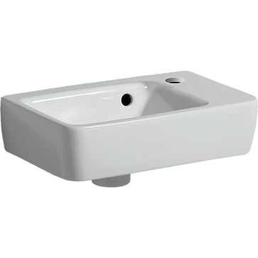 Geberit Renova Plan washbasin, 400 x 250 x 150 mm, white porcelain KeraTect 500.382.01.8