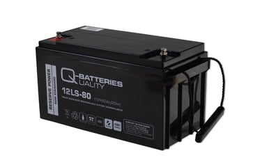 Q-Batteries 12V-80 Ah blybatteri L348x167x178 T6 100030962