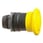 Harmony paddetrykshoved i plast med Ø40 mm padde i gul farve med drej for at frigøre ZB5AS55 miniature