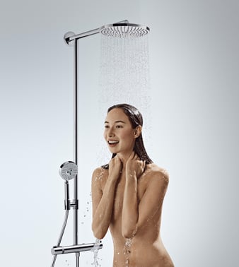 hansgrohe Raindance S 240 Showerpipe Comfort med term krom 27235000