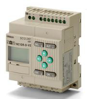 Programmerbar relæ, 24VDC forsyning, 6x24VDC indgange (hvoraf 2 kan være 0-10 VAnaloge indgange), 4xrelæudgange 5A, RTC, LCD display ZEN-10C1DR-D-V2 240974