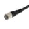 Straight female connector IP67 standard cable 2m  XS3F-M421-402-A 107537 miniature