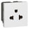 socket outlet 2P+E EURO/US 77502 miniature