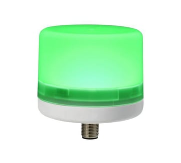 E-Lite LED Steady QC M12 V24 Grøn 28244