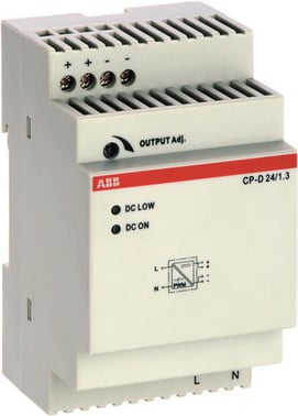 CP-D 24/1.3 Power supply In: 100-240VAC Out: 24VDC/1.3A 1SVR427043R0100