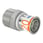 Uponor S-Press PLUS preskobling muffe/nippel 20 mm x ¾" 1070505 miniature