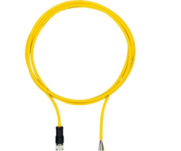 Connection Cable , M12 Socket-Open End Connector , 3m, 2A, 30V Type: 540319 540319