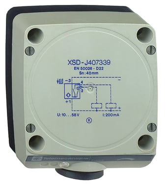 inductive sensor 80x80x40 Sn60mm XSDH607339