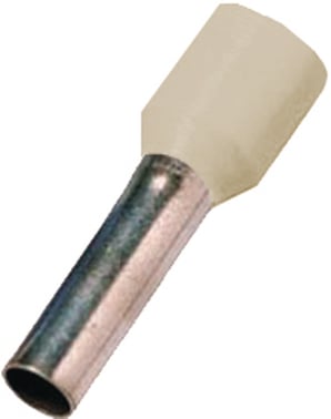 Insulated end-sleeve DIN 46228 T4, 35mm² l2=25mm beige ICIAE3525BE