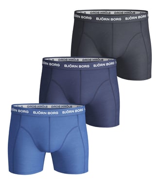 Boxer BB cotton 3-p Blue size XL 1000128409011