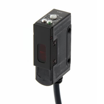 Fotoaftaster, retroreflekterende, 2 m, DC, 3-leder, PNP, lodret, 2 m kabel E3S-AR81 130455