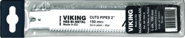 VIKING bajonetsavklinge 150 mm / 4,2/2,5 mm for metal 5 stk NK7004B 997004B