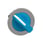 Harmony flush drejegreb i metal med et kort blå greb med 2 faste positioner ZB4FD206 miniature