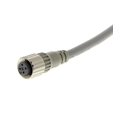 Socket Straight Fire-retardant Robot cable 4 wire XS2F-D421-G80-F 107678