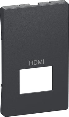 LK FUGA afdækning for HDMI-udtag passivt, 1,5 modul, koksgrå 538D8450