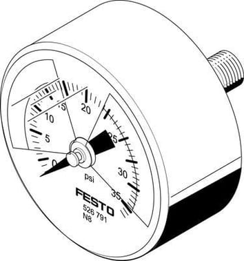 Festo Manometer MA-50-36-R1/4-PSI-E-RG 526788