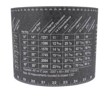 FLANGE WIZARD Wrap-Around WW-19 Extra-Large for 12"-48" pipes (180" Length / 7" Width) 35171240