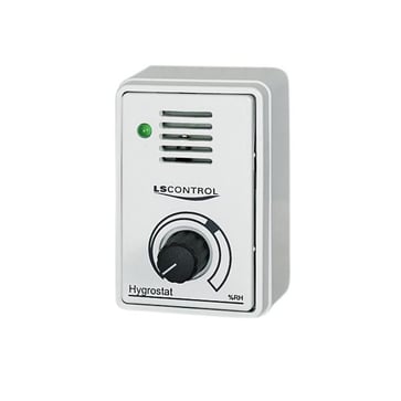 Hygrostat ES436 hvid 230VAC IP20 35021