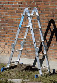 4-part Multipurpose ladder 2x3 + 2x4 steps 42381