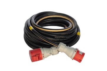Alukaflex 5G6 32A kabelsæt sort længde 15m IP44 38050020