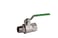 F x M heavyduty fullway ball valve  Green steel lever  TEA treatment 1 1/2" 51EU/1-011 miniature