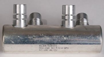 Skrueforbinder 1 kV, med skillevæg, type D50-240 SV-T-V-K for 50-240 mm2 G6602-17-27