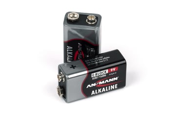 Batteri - 9V Alkaline, 6LR61 E 5703317401038
