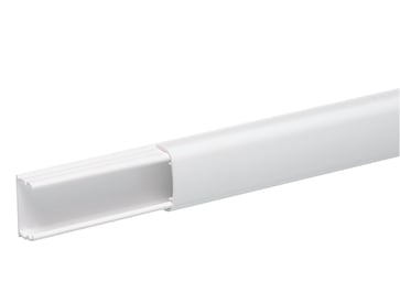 OL50 Mini-trunking 12x20, 1 comp, white PVC, ISM14100 ISM14100