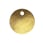 Brass tag Ø27x0,8 mm w/Ø4 mm hole (100 pcs.) 20327015 miniature