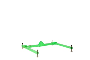 3M DBI-SALA 8000105 3-Piece Long Reach Base HC for Confined Space Green 8000105