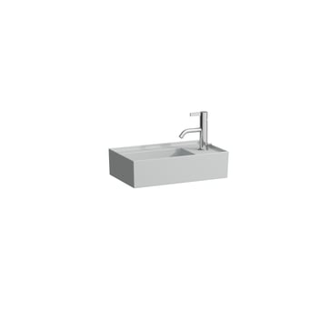 LAUFEN Kartell By LAUFEN asymmetrisk håndvask, 46 x 28 cm, mat grå H8153347591111
