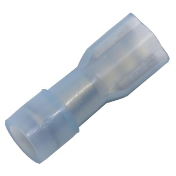 ABIKO Fully-insulated receptable KA2505FLSF8-PB, 1.5-2.5mm², 4.8x0.5, Blue 7298-007002
