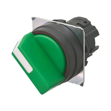 2 position NON-Lighted bezel plastic auto reset on left color green A22NZ-2BL-NGA 663810