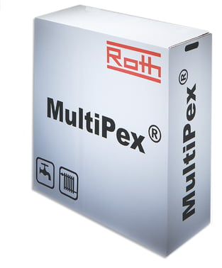 Roth multipex rør 12 mm X 120m 10bar/95°C 17087365.229