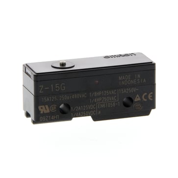 pin plunger SPDT 15 A solder terminals  Z-15G OMI 382405