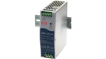 DIN-skinnestrømforsyning 12V, 10A, 120W, SDR 169-26-256