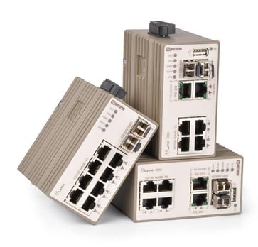 Los + Serie: 8 - 10 portemAnaged Switch - 8x10/100BaseT, 2x100/1000 Mbps SFP slots, L2 support WES L110-F2G 354310