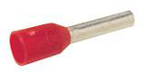 Pre-insulated end terminal A01052K, 1mm² L8, Red 3403-001000