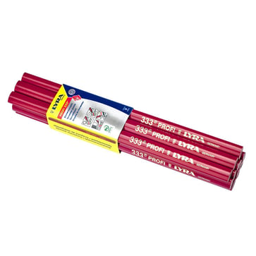 Lyra carpenter pencils red (333HB) 10pcs 202007