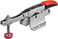 Horizontal toggle clamp with open arm and horizontal base plate - STC-HH70 STC-HH70 miniature
